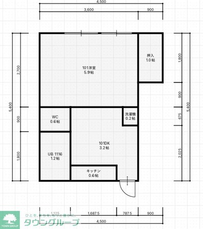 ミントハウスの物件間取画像